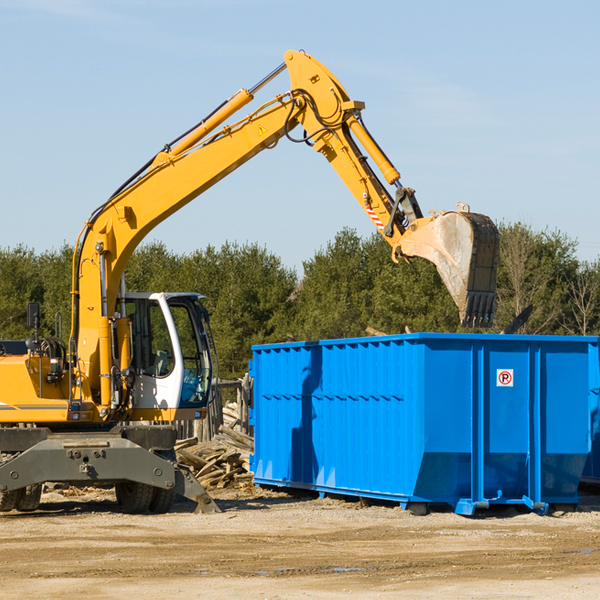 are there any restrictions on where a residential dumpster can be placed in Brazoria Texas